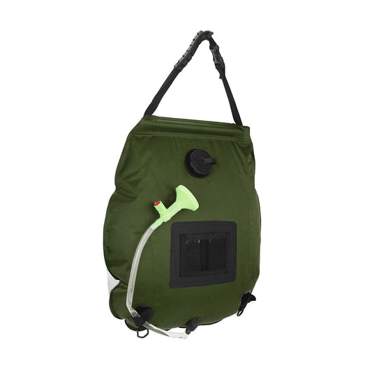 douche solaire de randonnée coloris vert