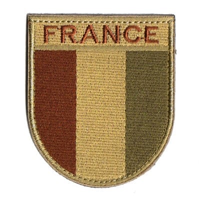 écusson armée française fluorescent modèle 16