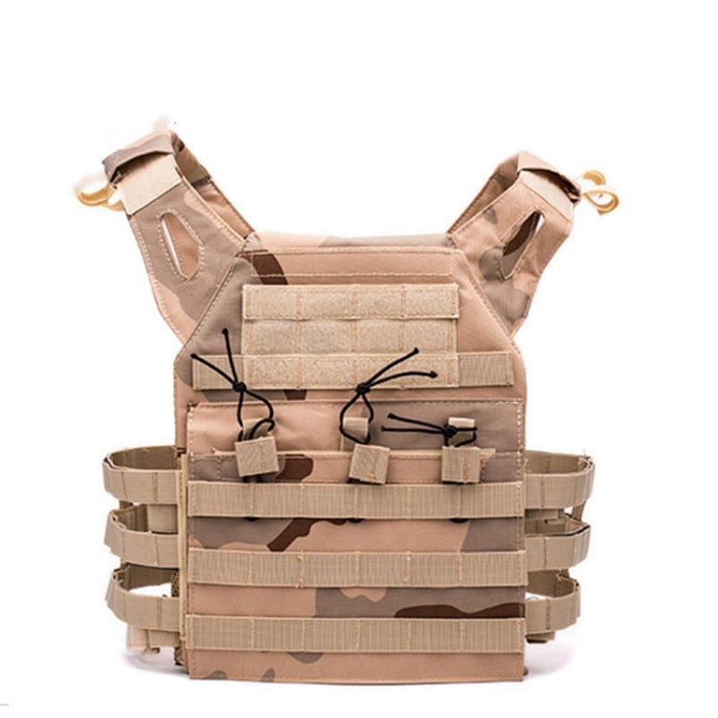 gilet tactique de sécurité coloris camo désert