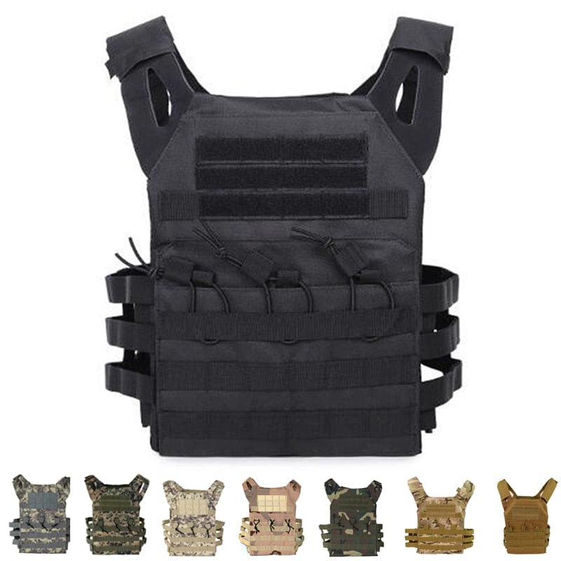 gilet tactique désert molle vue d'ensemble