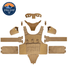 gilet tactique haute protection vue latérale