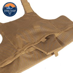 gilet tactique haute protection porte-plaques détaillé