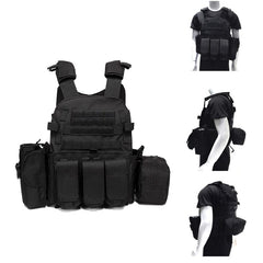 gilet tactique militaire français vue de dos