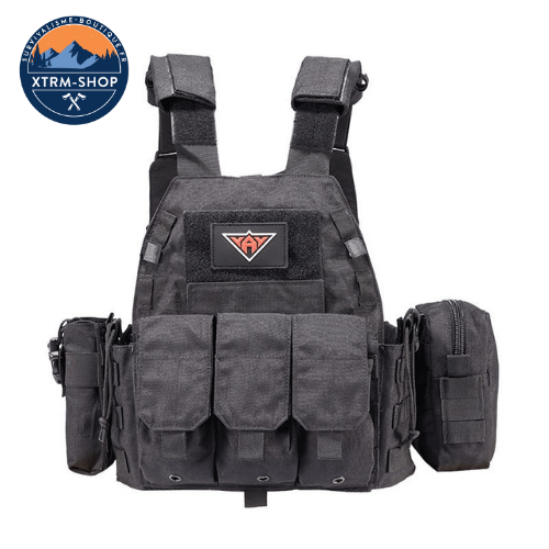 gilet tactique minimaliste coloris noir