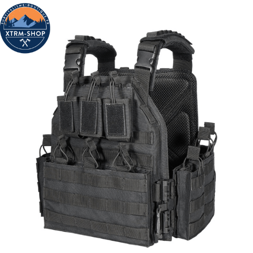 gilet tactique police détail des poches molle