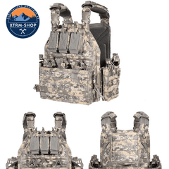 gilet tactique police coloris camouflage forêt