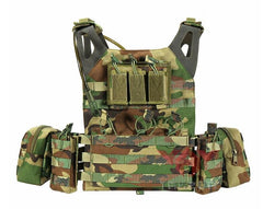 gilet tactique porte plaque coloris jungle camouflage