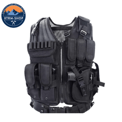 gilet tactique sans manche militaire détail des poches molle