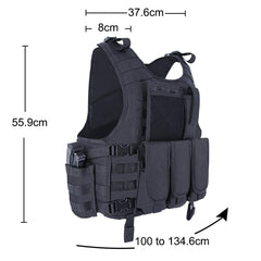 gilet tactique souple gros plan sur les fixations
