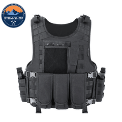 gilet tactique souple détail du système molle