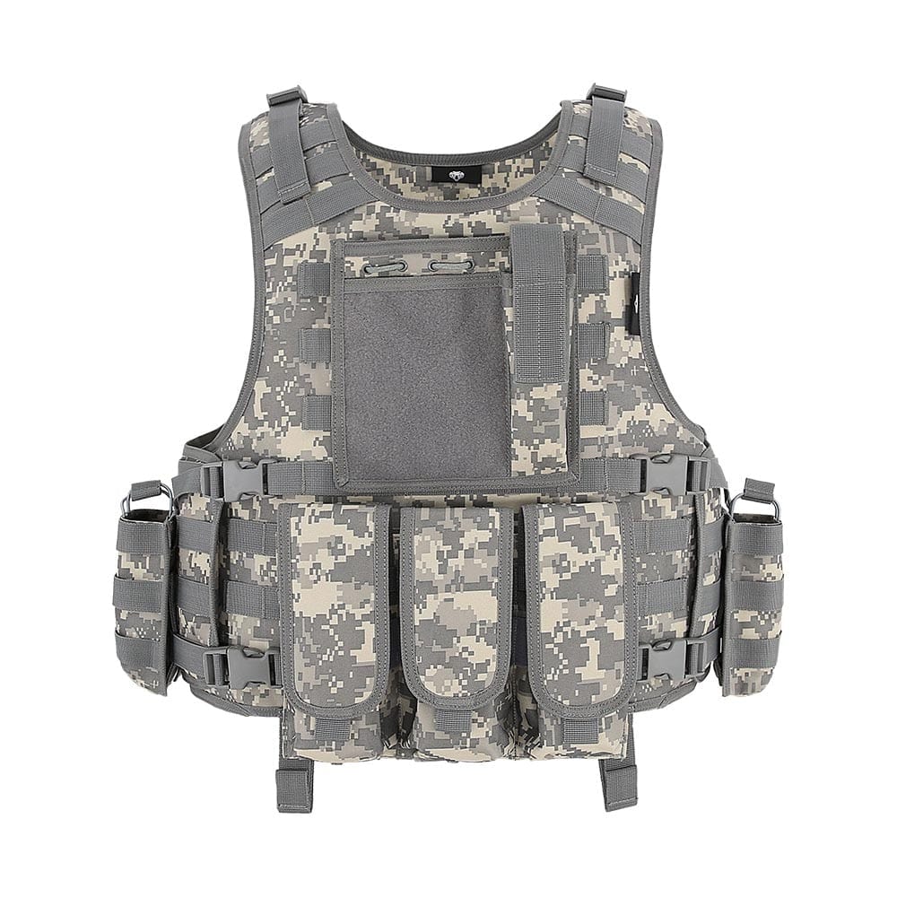gilet tactique souple coloris acu taille unique