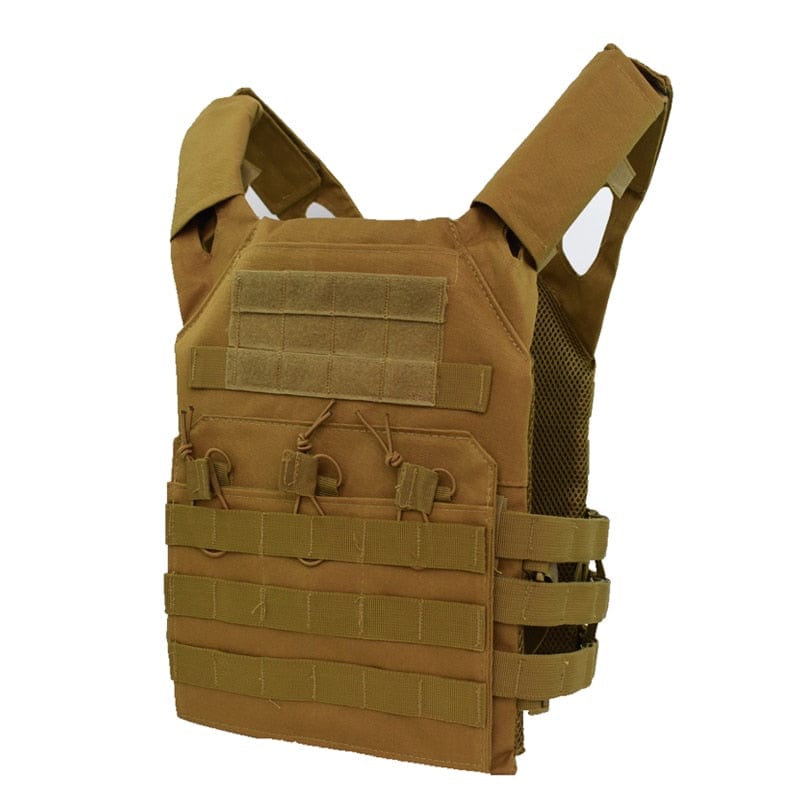 gilet tactique tan molle détail du système molle