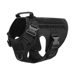 Harnais tactique pour chien noir taille S