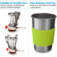 kit de cuisine de survie casseroles