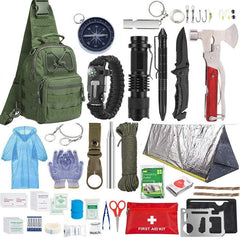 Kit de survie 14 en 1 contenu détaillé