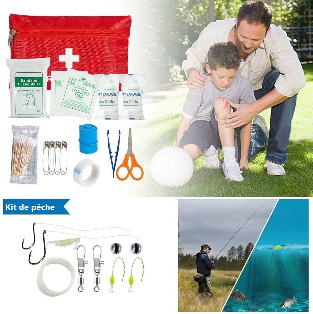 Kit de survie grand froid en conditions hivernales