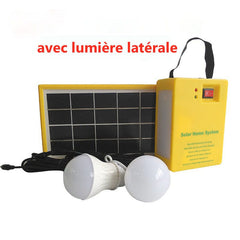 kit lumière solaire de camping télécommande