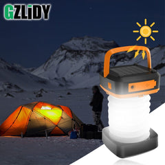 lampe solaire de survie allumée