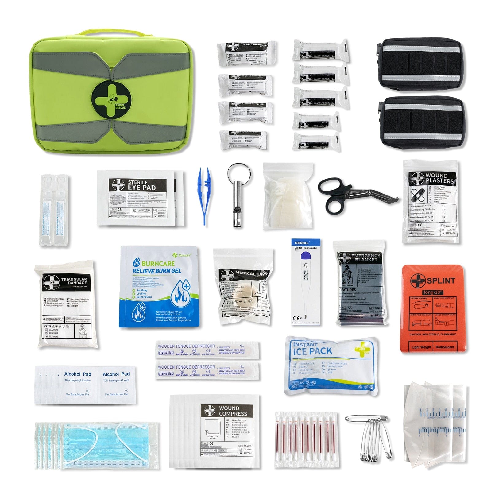 mallette de secours survie contenu kit 79 pièces