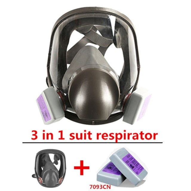 masque à gaz de protection kit 3 en 1