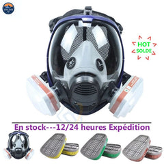 masque à gaz survivalisme porté