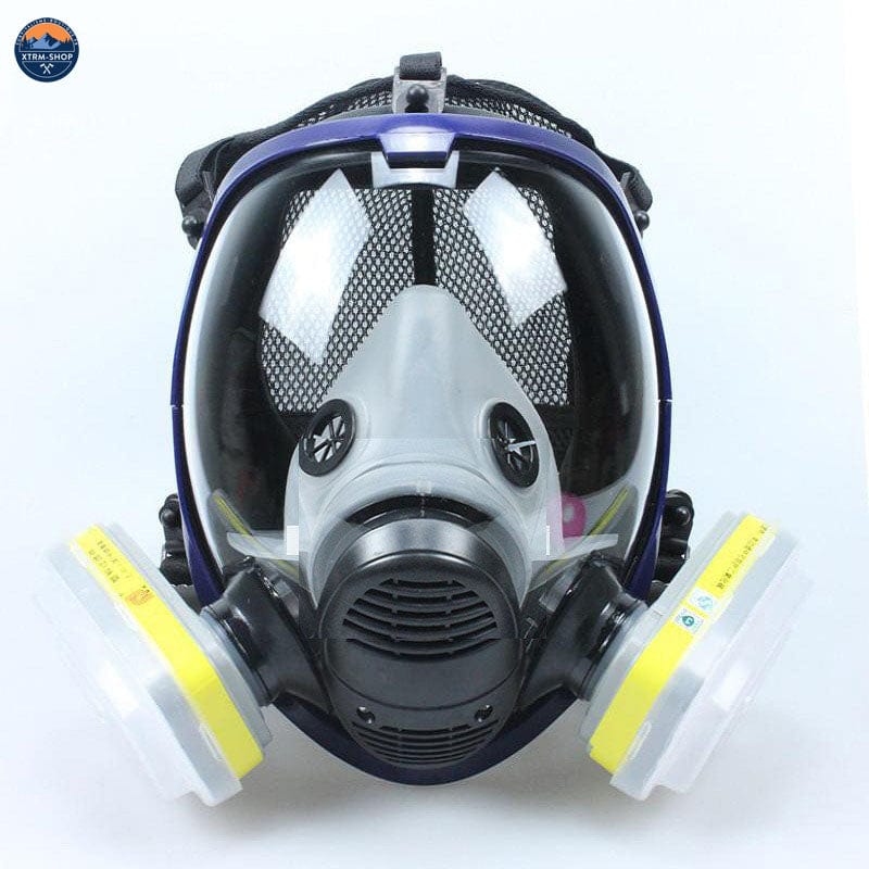 masque à gaz survivalisme détail du filtre