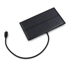 panneau solaire usb de poche modèle 5v 300ma micro usb
