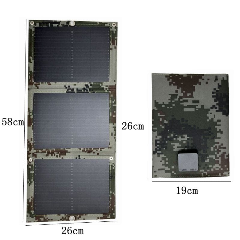 panneaux solaires de survie ports de charge