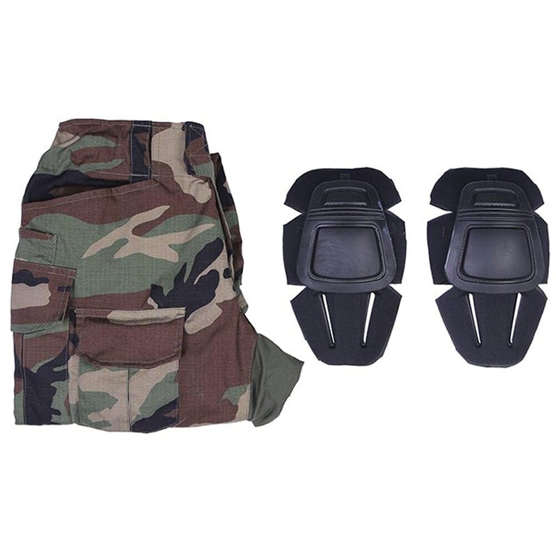 pantalon camouflage militaire de survie vue d'ensemble