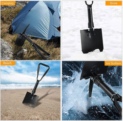 pelle de survie pliable pliée compacte