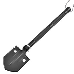 pelle tactique de survie noire outils intégrés