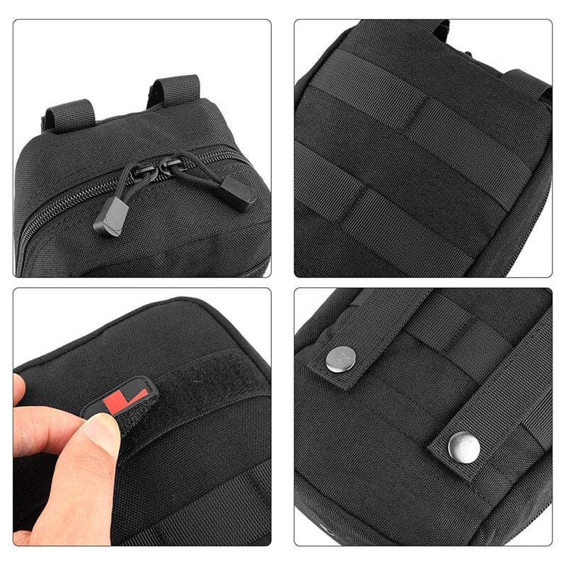 pochette tactique de premier secours ouverte