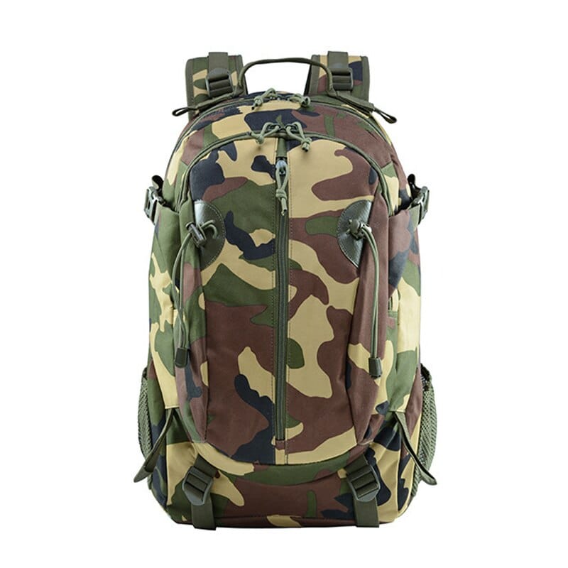 sac à dos camouflage militaire coloris forêt camouflage