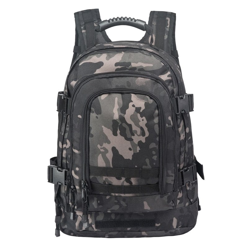 sac à dos militaire 60l coloris camouflage noir