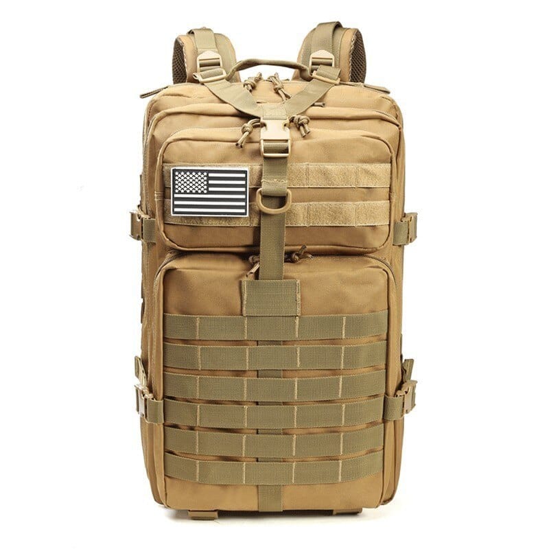 sac à dos militaire désert vue de dos