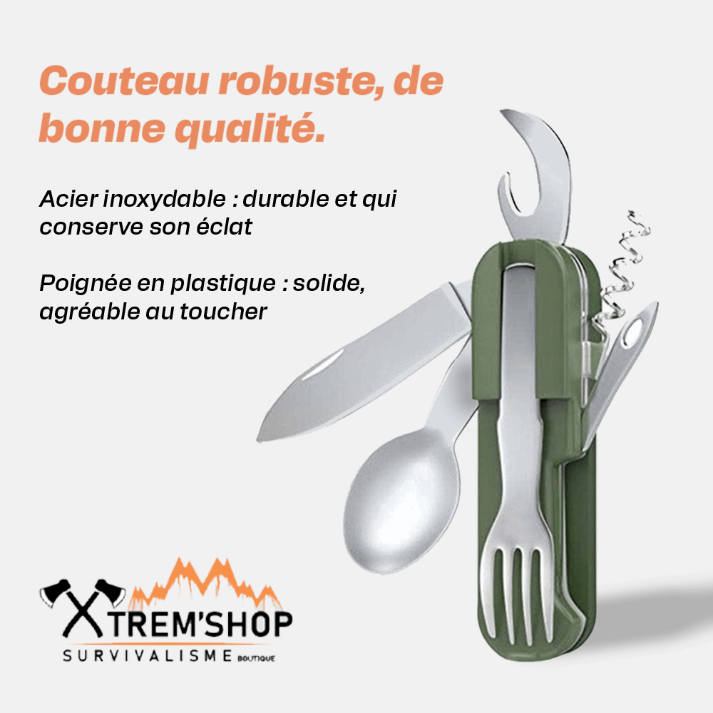 kit couvert de survie couverts assemblés