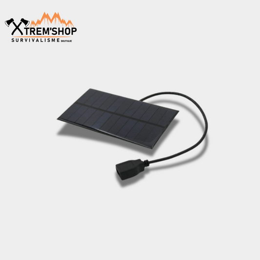 panneau solaire usb de poche vue d'ensemble