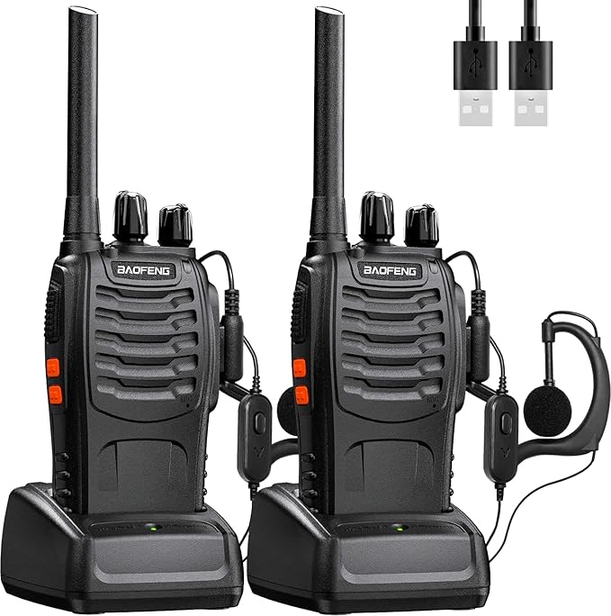 Talkie walkie de chasse Baofeng écran et clavier