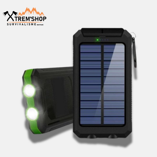 Batterie solaire de randonnée avec ports USB