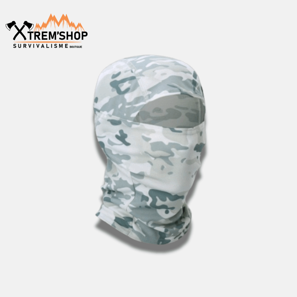 cagoule camouflage multifonction vue de face