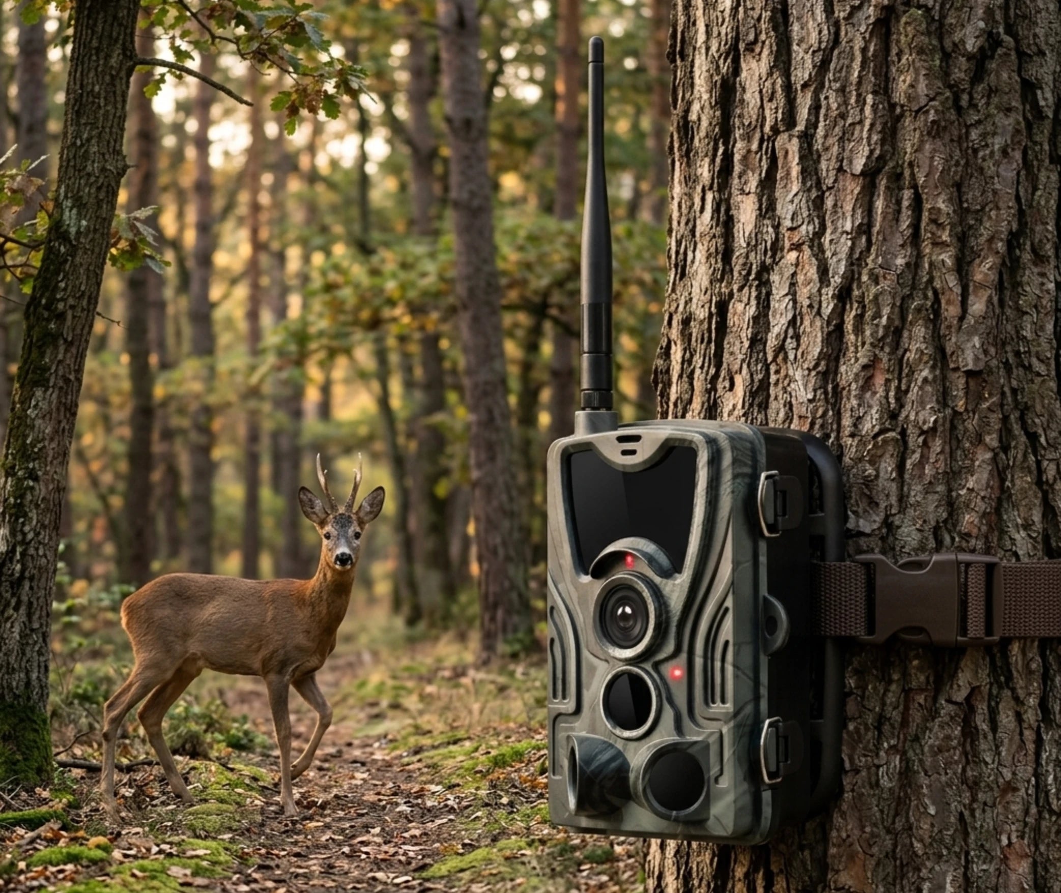 caméra de chasse tr-81x 4g vue de profil