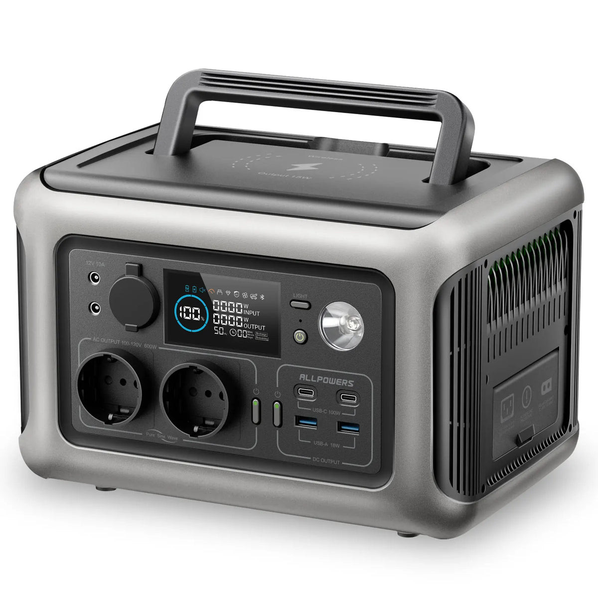 générateur solaire allpowers r600 ports de sortie