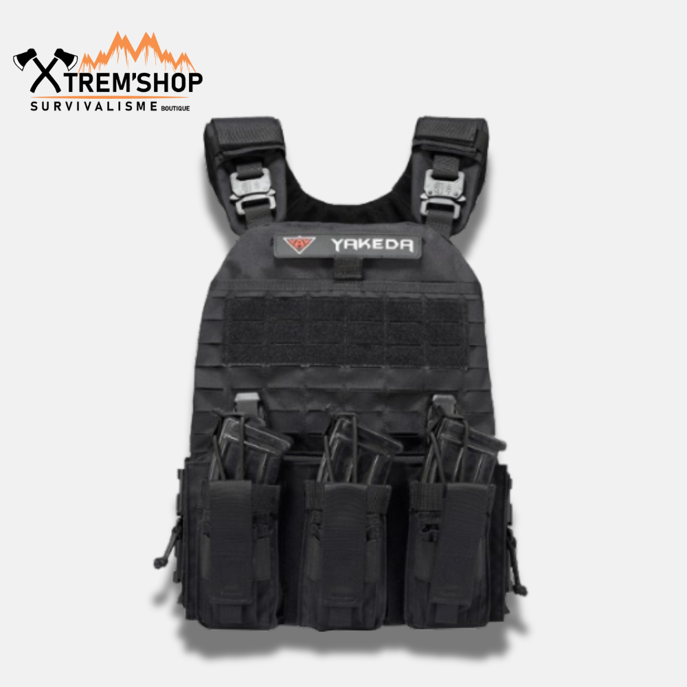 gilet tactique désert militaire vue d'ensemble