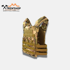 gilet tactique désert molle vue de face