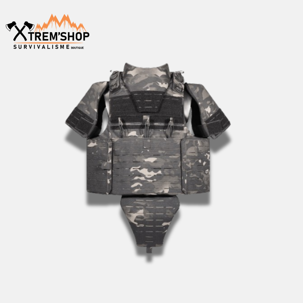 gilet tactique haute protection vue d'ensemble