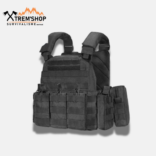 gilet tactique multipoches vue d'ensemble