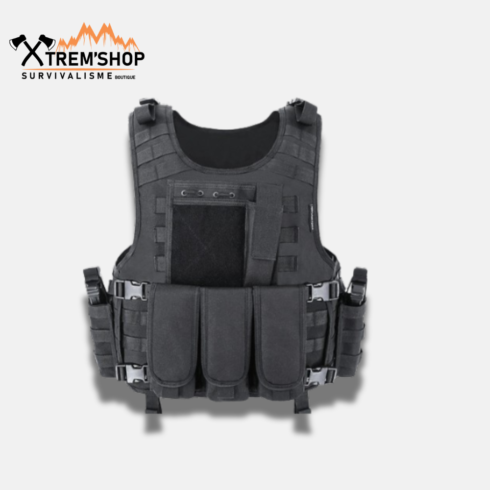 gilet tactique souple vue de face