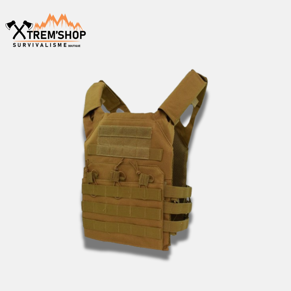 Gilet Tactique Tan Molle