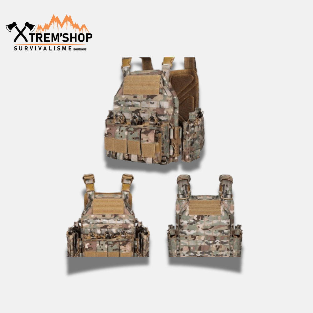 gilet tactique force spéciale vue d'ensemble