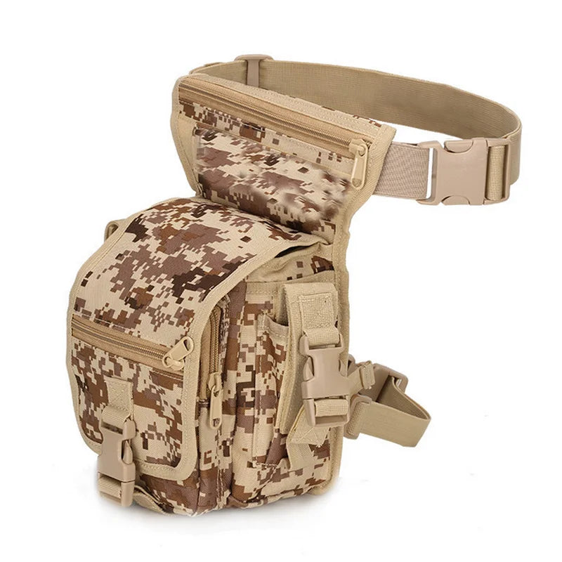 sac de jambe tactique militaire vue de dos